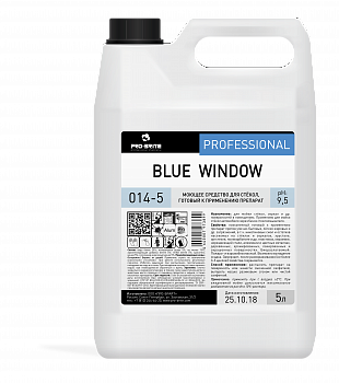 Блу Виндоу(Blue Window) 5л Моющее средство для стекол/4 шт