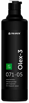 Олекс3 Фор Лизер(Olex-3 For Leather) 0,5л Очиститель для изделий из гладкой кожи/20 шт