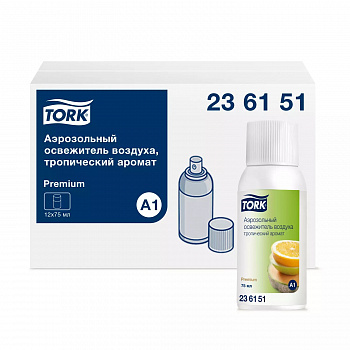 Освежитель воздуха Tork 75мл аэрозоль Тропический/12