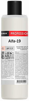 Альфа-19(Alfa-19) 1л Концентрат д/уборки после строит-ва и ремонта/10 шт