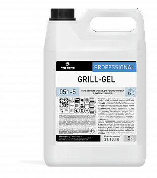 Гриль-гель(Grill-Gel) 5л Гель для чистки грилей и духовых шкафов/4 шт
