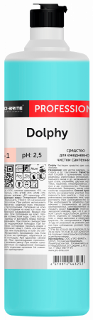 Долфи(Dolphy) 1л Средство для ежедневной чистки сантехники/10 шт