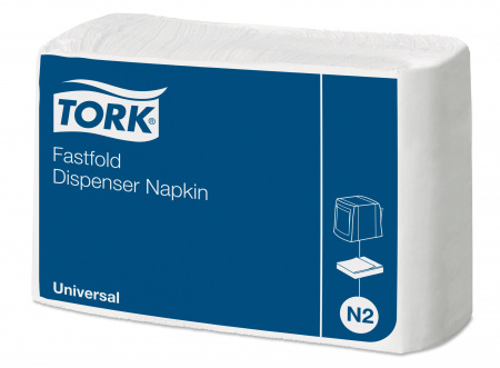 Салфетки Tork Universal NapkDisp 25х30 300л белые 36шт