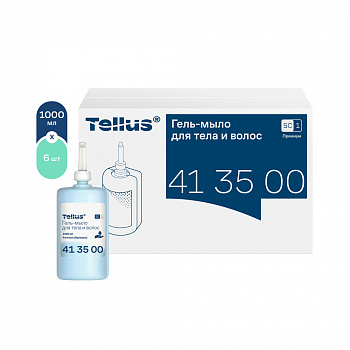 Tellus Гель-мыло для тела и волос, категория качества Премиум, 1000 мл