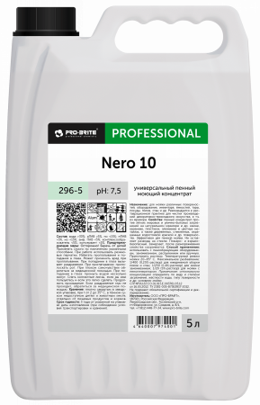 Неро 10(Nero 10 ) 5л Универсальный пенный моющий концентрат/4 шт